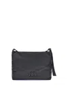 Balenciaga Logoed Shoulder Bag In Black