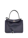 Balenciaga Rodeo Small Shoulder Bag In Used-effect Leather