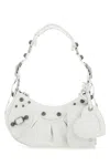 Balenciaga Braided Strap Shoulder Bag With Decorative Studs In 9104