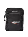 Balenciaga Explorer Political Stencil Logo Crossbody Messenger Bag In Black