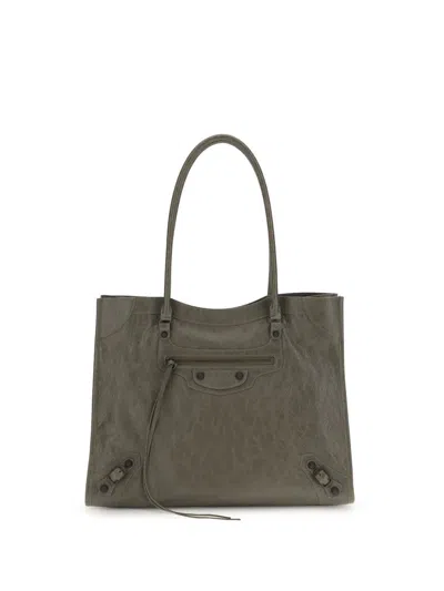 Balenciaga Shoulder Bags In Green