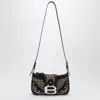 Balenciaga Mini Shoulder Handbag With Crocodile And Python Detailing In Multicolor