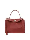 Balenciaga Leather Shoulder Bag In Red