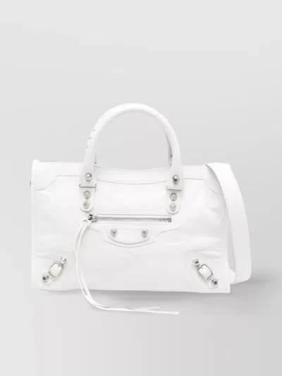 BALENCIAGA SHOULDER BAGS STUD EMBELLISHMENT