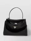 Balenciaga Shoulder Bags With Metal Hardware And Top Handle In Black