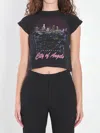 Balenciaga City Of Angels Graphic-print T-shirt In Black