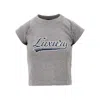 Balenciaga Women Shrunk T-shirt In Gray