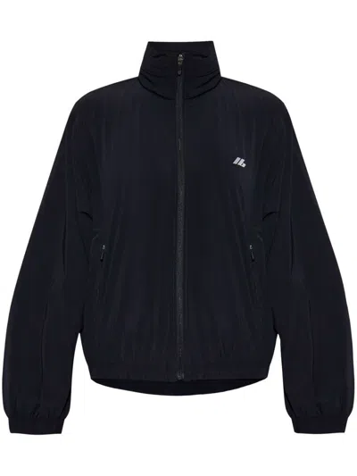 Balenciaga Women Shrunk Nylon Windbreaker In Multi