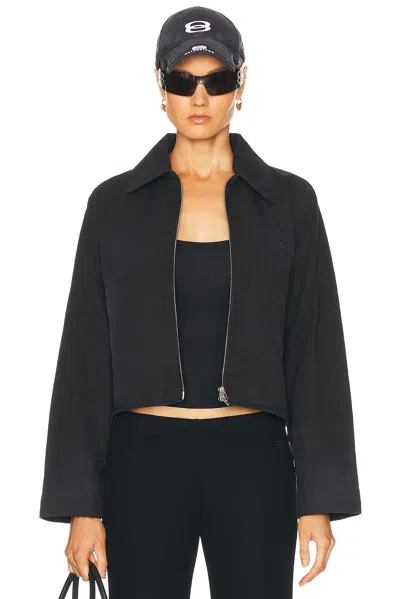 Balenciaga Shrunk Parka Jacket In Black