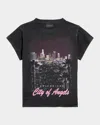 Balenciaga City Of Angels Graphic-print T-shirt In Black