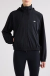 Balenciaga Beverly Hills Logo Hooded Sweatshirt In 1000 Black