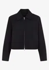 Balenciaga Shrunk Parka Jacket In Black