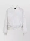 Balenciaga Shrunken Varsity Jacket Ribbed Cuffs
