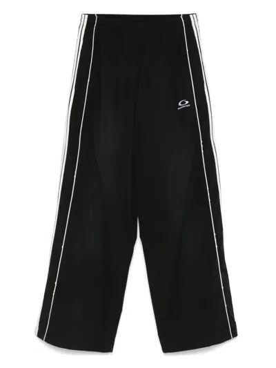 Balenciaga Large Tracksuit Pants In Black