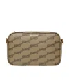Balenciaga Signature Bb Monogram Small Camera Bag In Brown