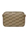 Balenciaga Signature Bb Monogram Small Camera Bag In Brown