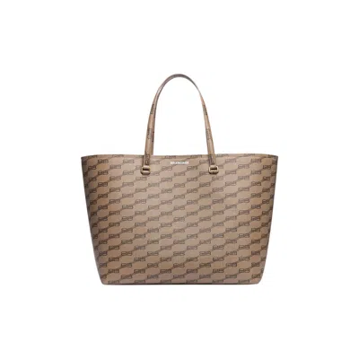 Pre-owned Balenciaga Signature Large East-west Shopper Bag 'beige/brown' | Cream | Women's Size Onesize