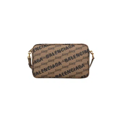 Pre-owned Balenciaga Signature Medium Camera Bag 'black'
