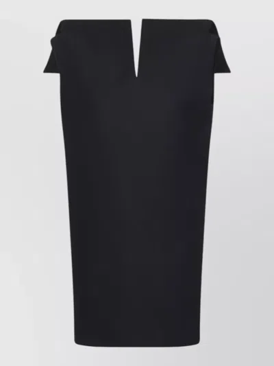 Balenciaga Silk-blend Strapless Mini Dress In Black