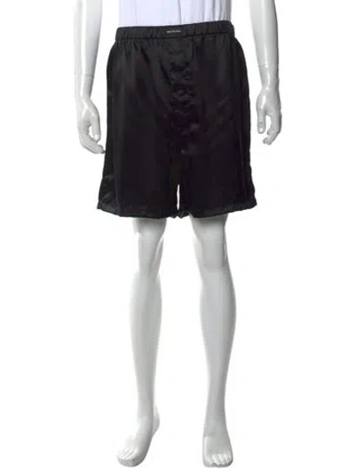 Pre-owned Balenciaga Silk Boxers W/ Tags In Black