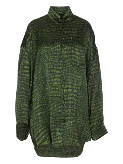 BALENCIAGA BALENCIAGA SILK LONG SHIRT