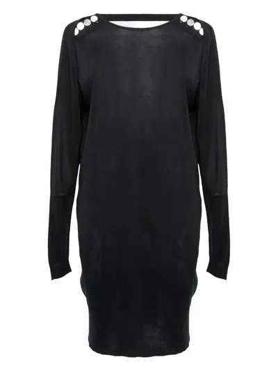 Pre-owned Balenciaga Silk Mini Dress