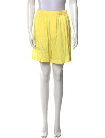 Pre-owned Balenciaga Silk Mini Shorts In Neutral