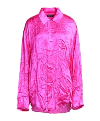 Balenciaga Silk Shirts  Blouses In Pink