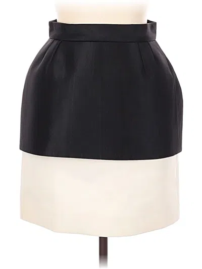 Pre-owned Balenciaga Silk Skirt In Black