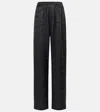 Balenciaga All Over Pyjama Pants In Black
