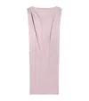 Balenciaga Gathered-shoulder High-neck Midi Sack Dress In Multi