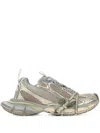 Balenciaga Multicolor Canvas 3xl Sneakers In Silver
