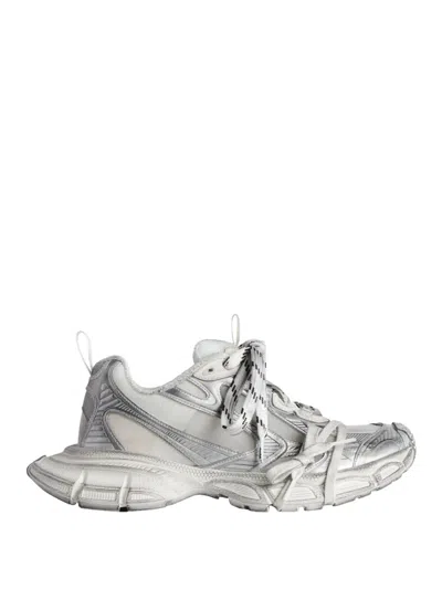 BALENCIAGA SILVER LACE UP SNEAKERS