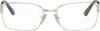 Balenciaga Silver Mercury Metal Glasses In 002 Silver