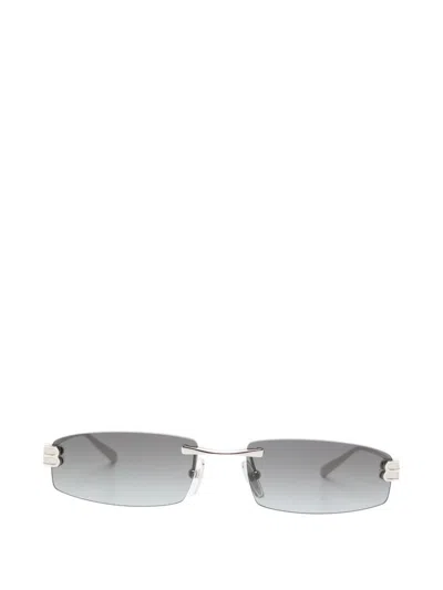 Balenciaga Silver Metal Gossip Sunglasses