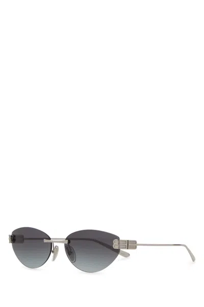 Balenciaga Silver Metal Gossip Sunglasses