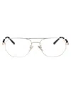 Balenciaga Silver Metal Optical Glasses In White