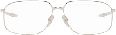 Balenciaga Silver Monday Everyday Optical Frame Glasses In Gray