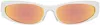 Balenciaga Silver Reverse Xpander 2.0 Rectangle Sunglasses In 004 Silver