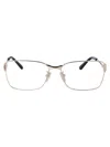 Balenciaga Silver-silver-transparent Metal Glasses In Gold