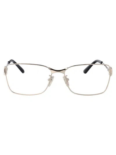 Balenciaga Silver-silver-transparent Metal Glasses In Multi