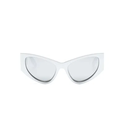 BALENCIAGA BALENCIAGA SILVER SUNGLASSES WOMEN