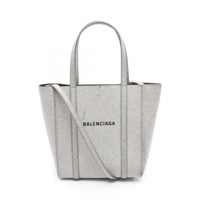 Pre-owned Balenciaga Silver Tote Bag ()