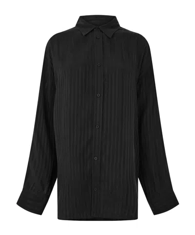 Balenciaga Simple Fluid Shirt In Black