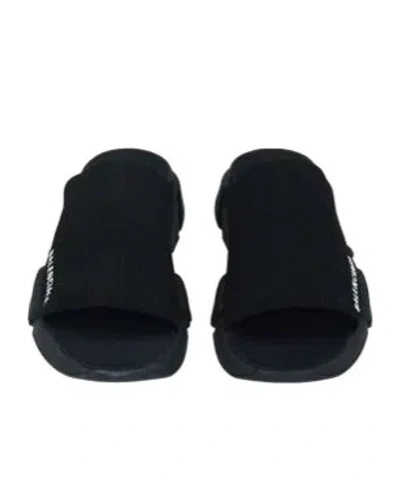 Balenciaga Simple Printed Slippers In Black