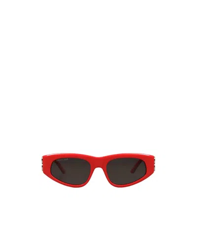 Balenciaga Simple Sunglasses In White