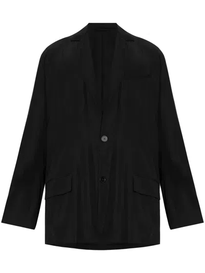 Balenciaga Single-breasted Blazer In Black
