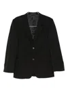Balenciaga Single-breasted Blazer In Black