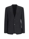 Balenciaga Single-breasted Blazer In Black  