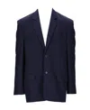 Balenciaga Single-breasted Blazer In Black